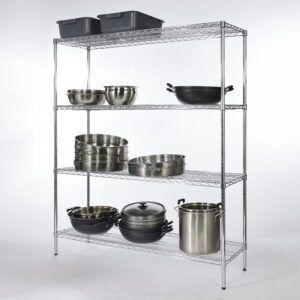 WCS 4-Tier Heavy Duty Wire Shelving