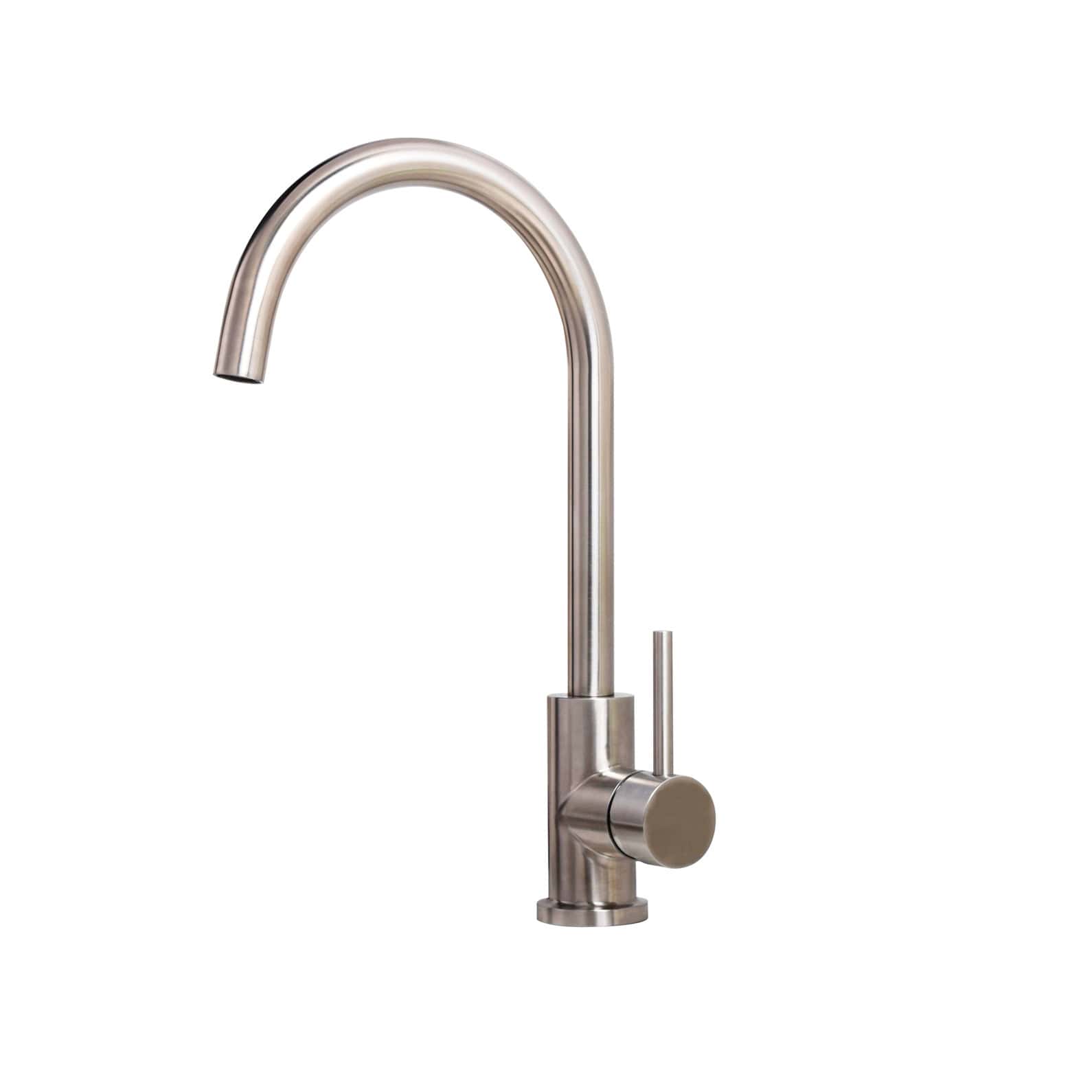 WCS Single Handle Gooseneck Kitchen Faucet