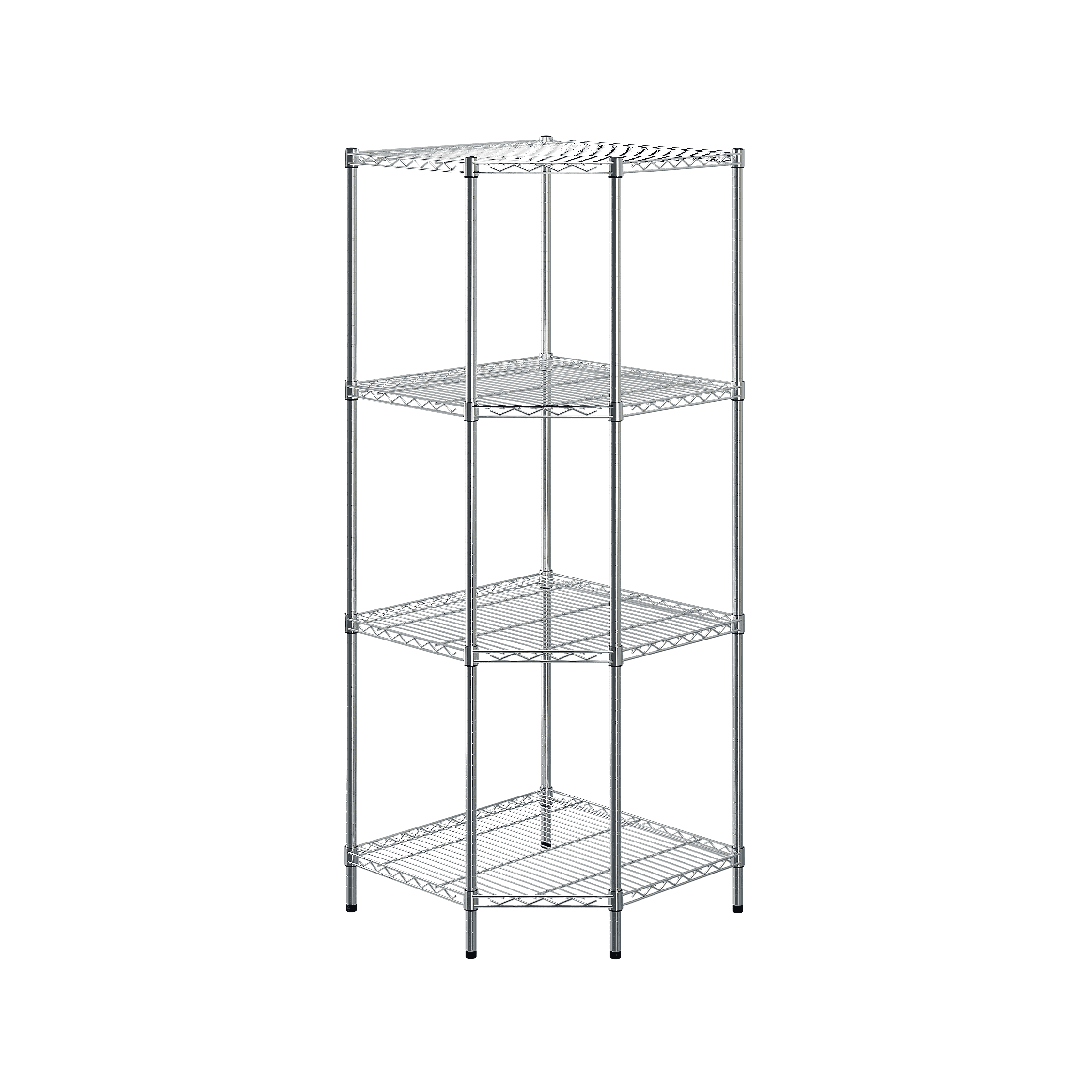 WCS 4-Tier Pentagon Wire Shelf