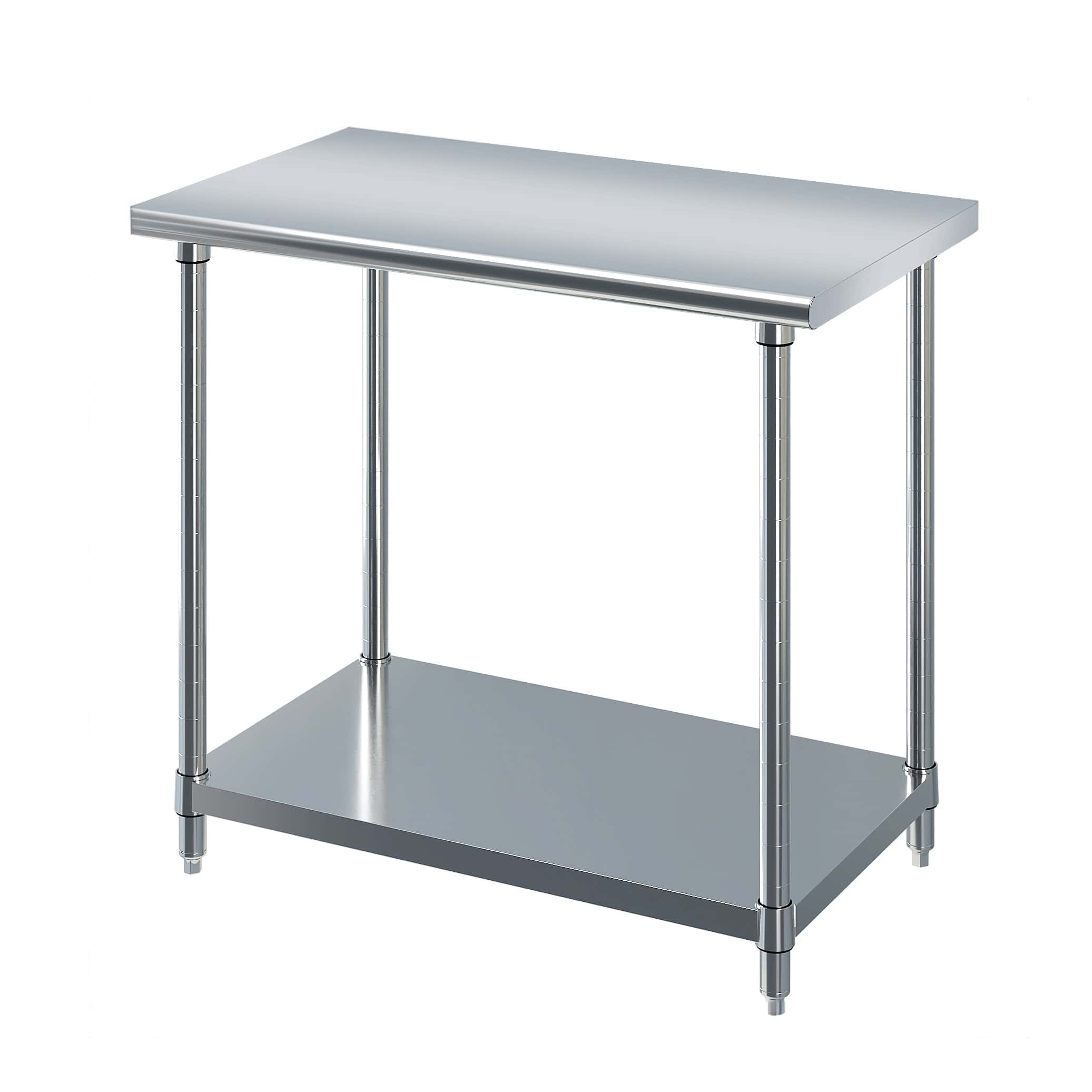 WCS 2-Tier Stainless Steel Working Table