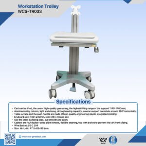 Lift-Assist Cart with Gas Spring 1140-1400mm