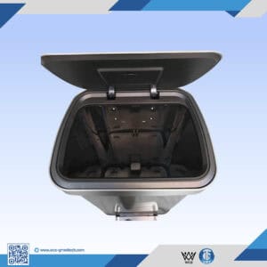 WCS-G012 70L Stainless Steel Pedal Trash Can | Gunmetal
