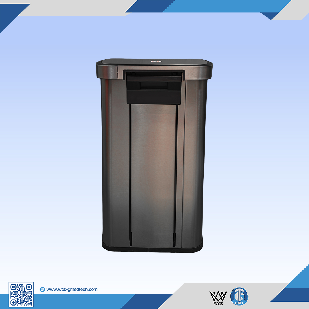 Smart waste disposal bin for medical and industrial use.