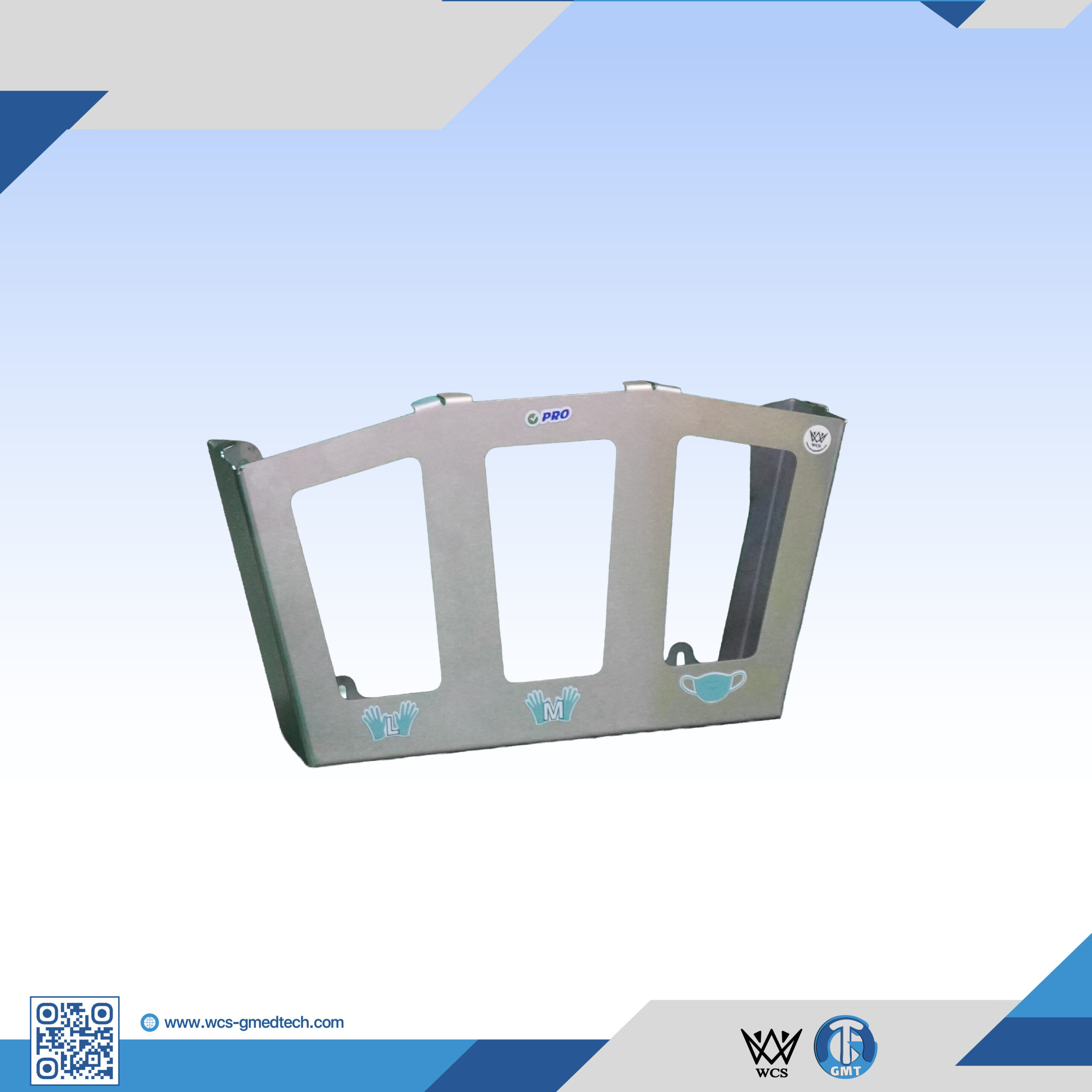 Medical-grade utility cart positioned in a modern clinical environment with ergonomic handles and smooth-rolling casters
