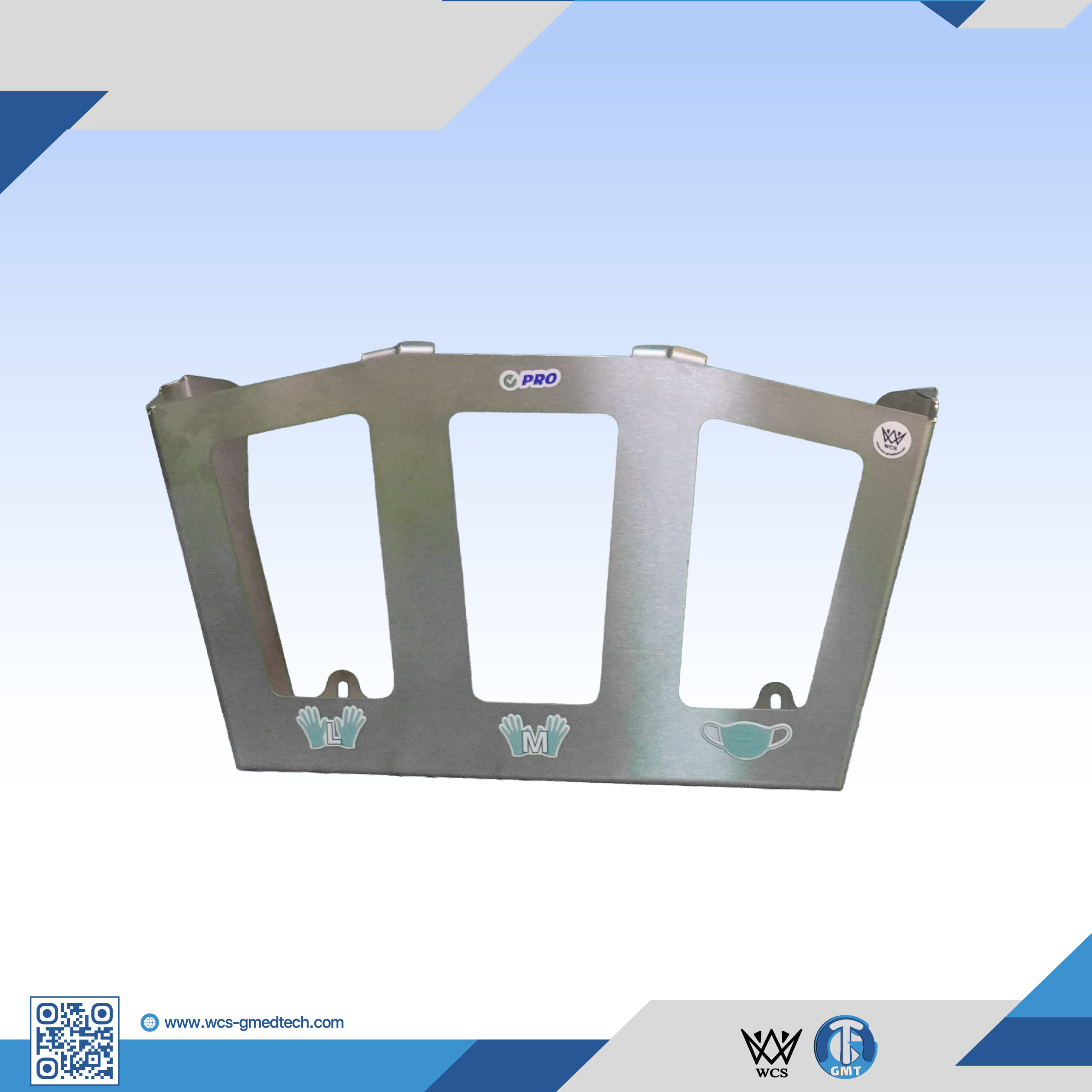 Medical-grade utility cart positioned in a modern clinical environment with ergonomic handles and smooth-rolling casters