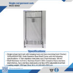 WCS-S043 Solid Stainless Steel Shelf Corner