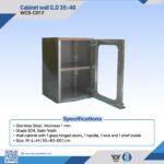 WCS-C017 304 SS Corner Wall Cabinet | Medical Storage