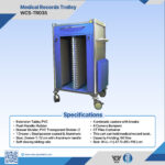 WCS-TR035 Medical Records Trolley | 60-File Capacity Cart