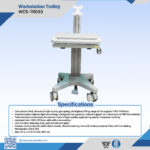 WCS-TR033 Adjustable Medical Workstation Trolley