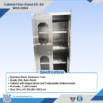 WCS-C004 304 Stainless Steel Medical Cabinet Floor Stand