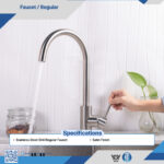 WCS-F002 Stainless Steel 304 Regular Faucet | Satin Finish