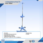 WCS-TR063 Heavy Duty I.V. Stand V3 | Stainless Steel