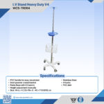 WCS-TR064 Heavy Duty IV Stand V4 | Stainless Steel