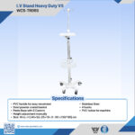 WCS-TR065 Heavy Duty V5 I.V Stand | Stainless Steel IV Pole