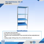 WCS-S012 Wire Shelf Chrome – 60×90
