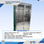 WCS-C012 304 Stainless Steel Medical Cabinet